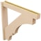 Ekena Millwork 5 1/2-in W x 36-in D x 36-in H Balboa Block Rough Cedar Woodgrain TimberThane Outlooker, Primed Tan OUTUR055X36X36BOA44RCPR - alternate 3